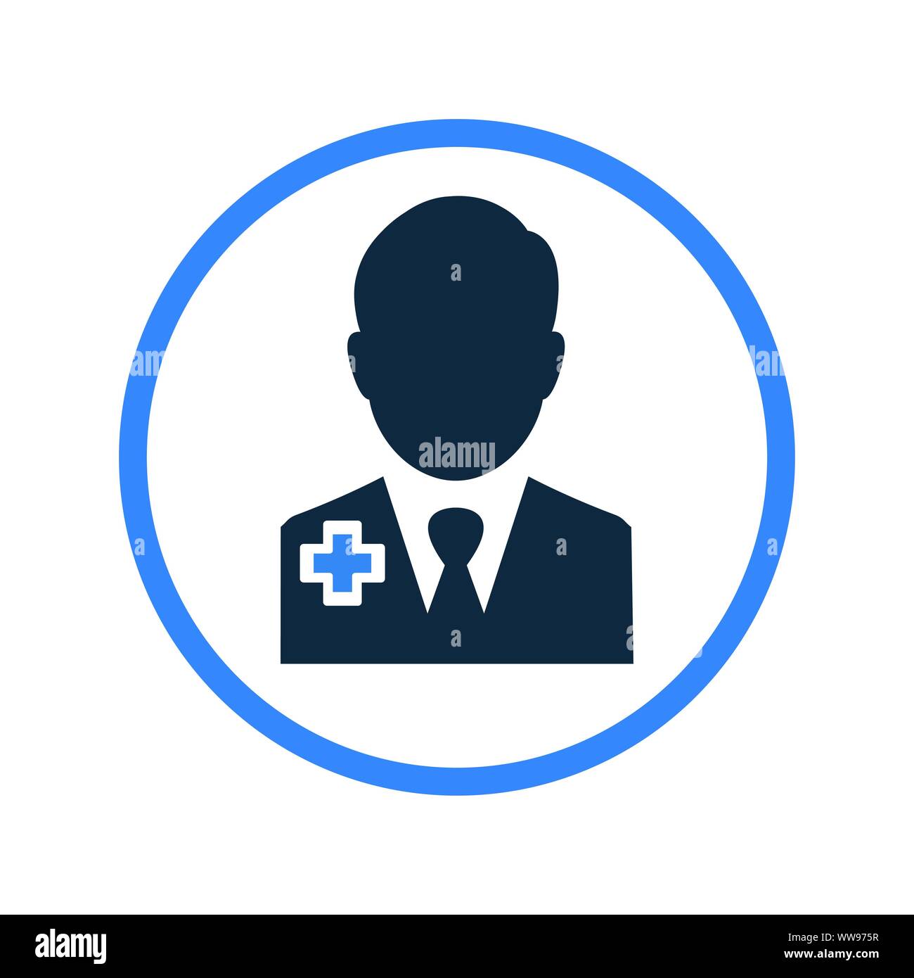 Médecin, chirurgien, Spécialiste Médical Icon Illustration de Vecteur
