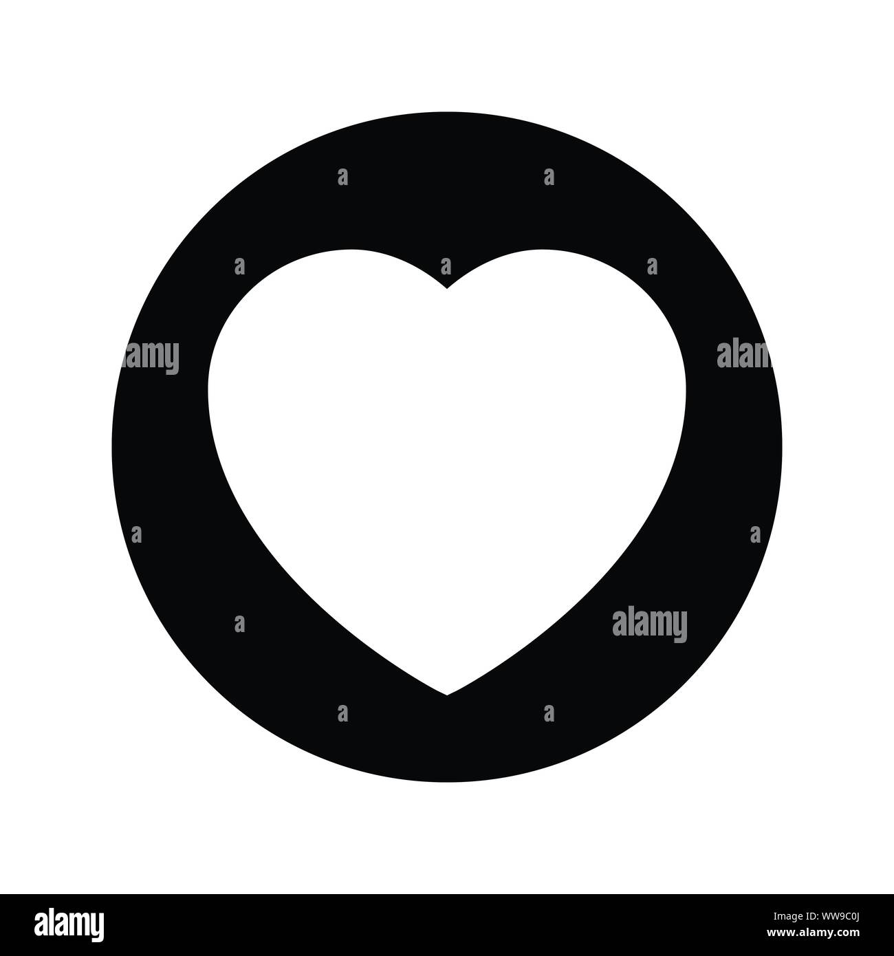 La conception de l'amour Nice . vecteur signe i Illustration de Vecteur