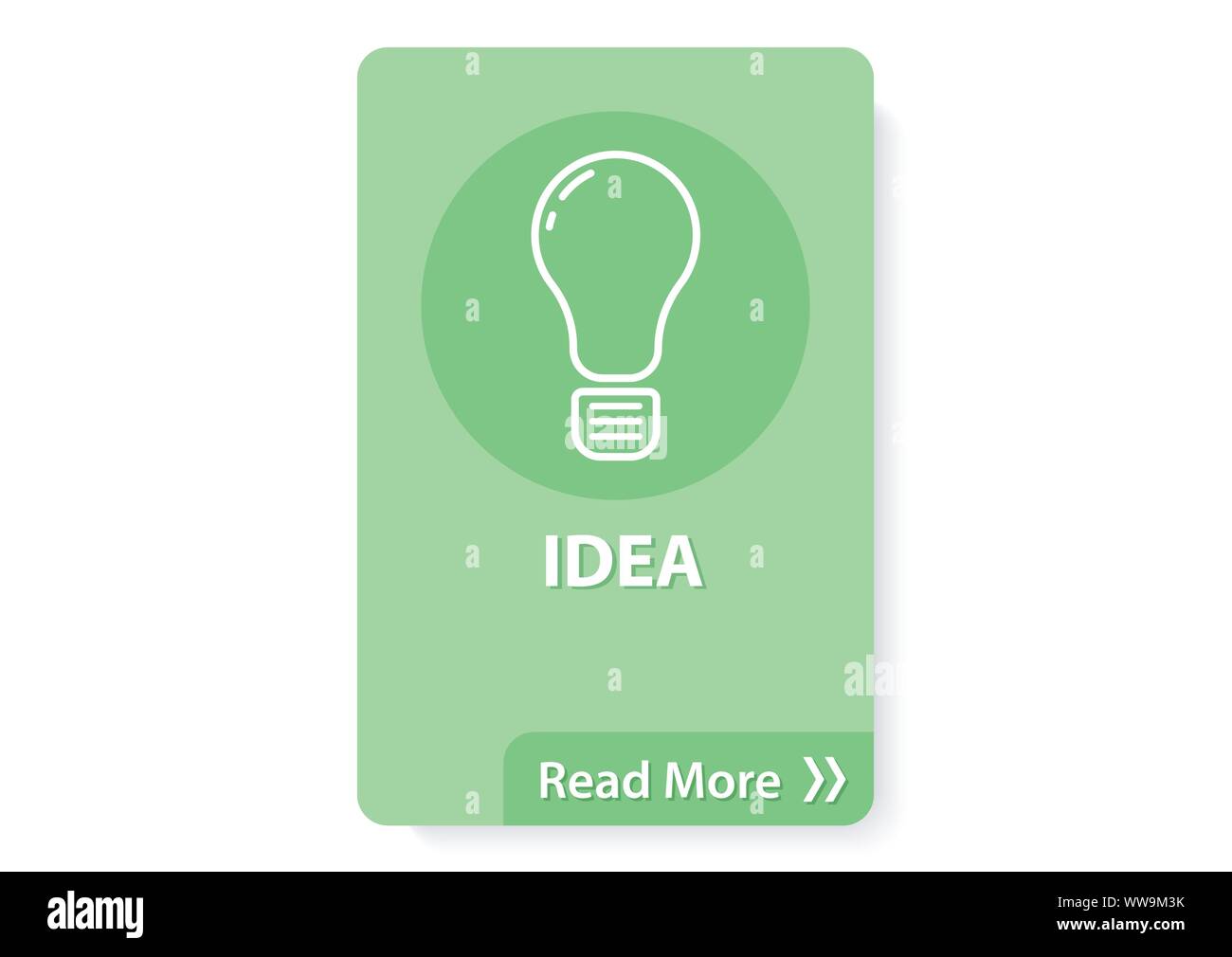 Voir fiche idée lampe banner Illustration de Vecteur