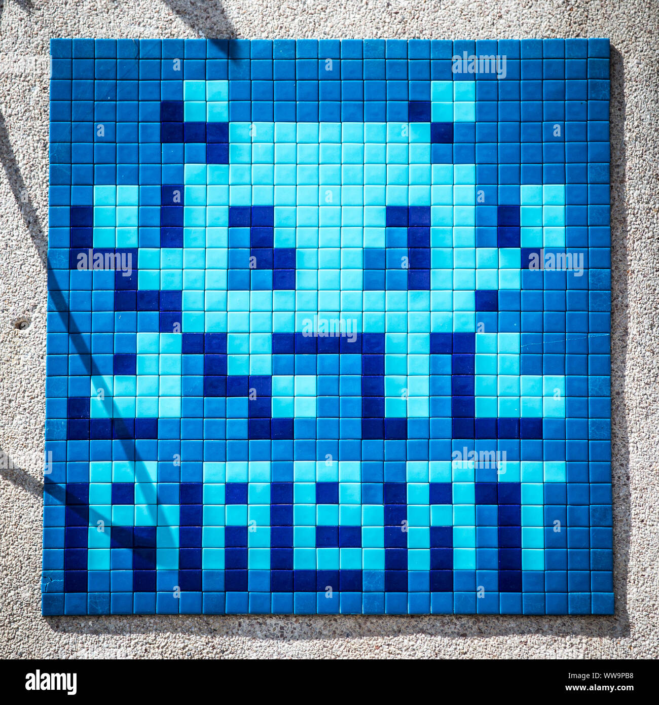 PA 0005 (la mosaïque originale) / Space Invader | Près de l