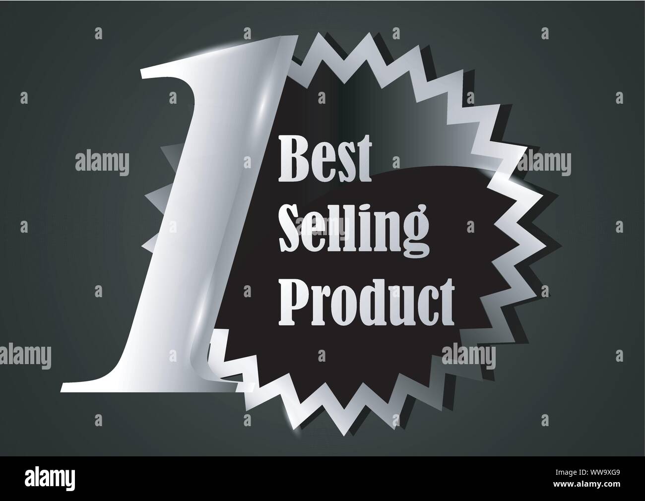 Illustration vecteur de meilleure vente de l'étiquette du produit avec d'affaires première marque Illustration de Vecteur