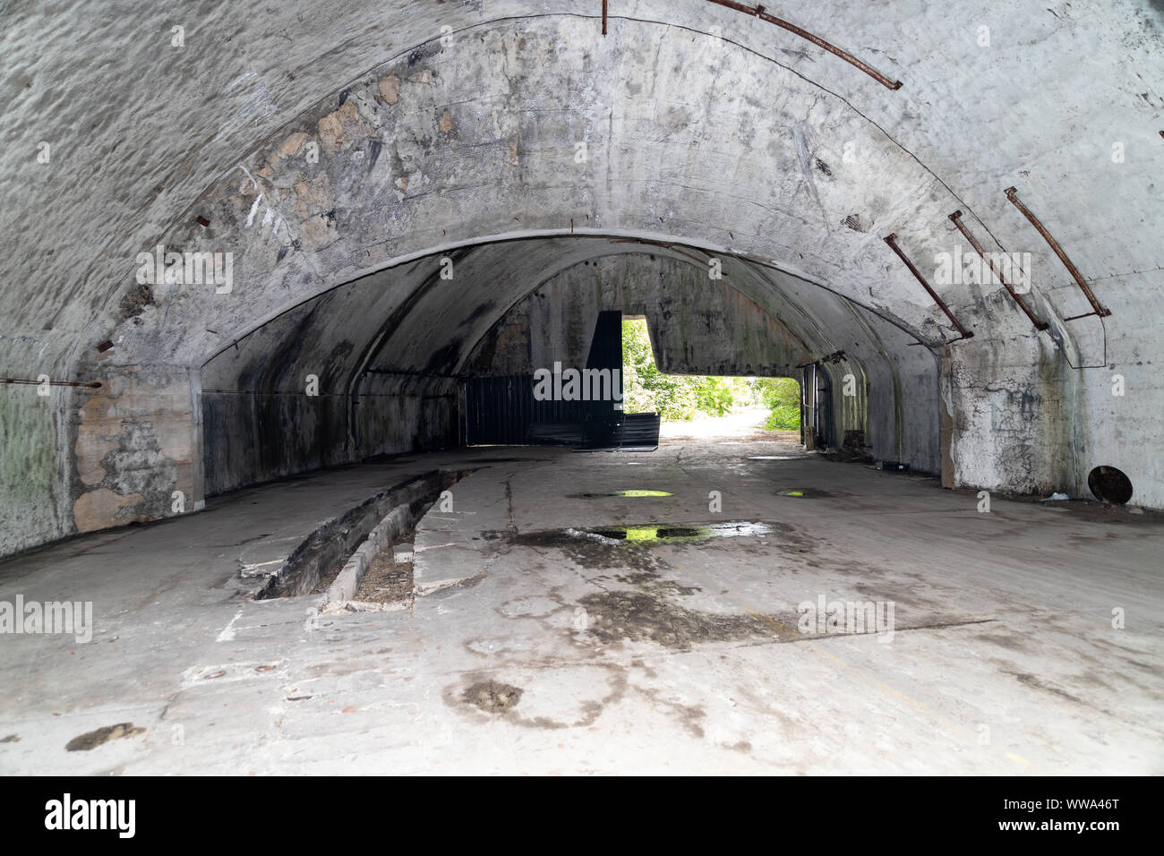 Visite de l'aéroport de Zeljava en Croatie Banque D'Images