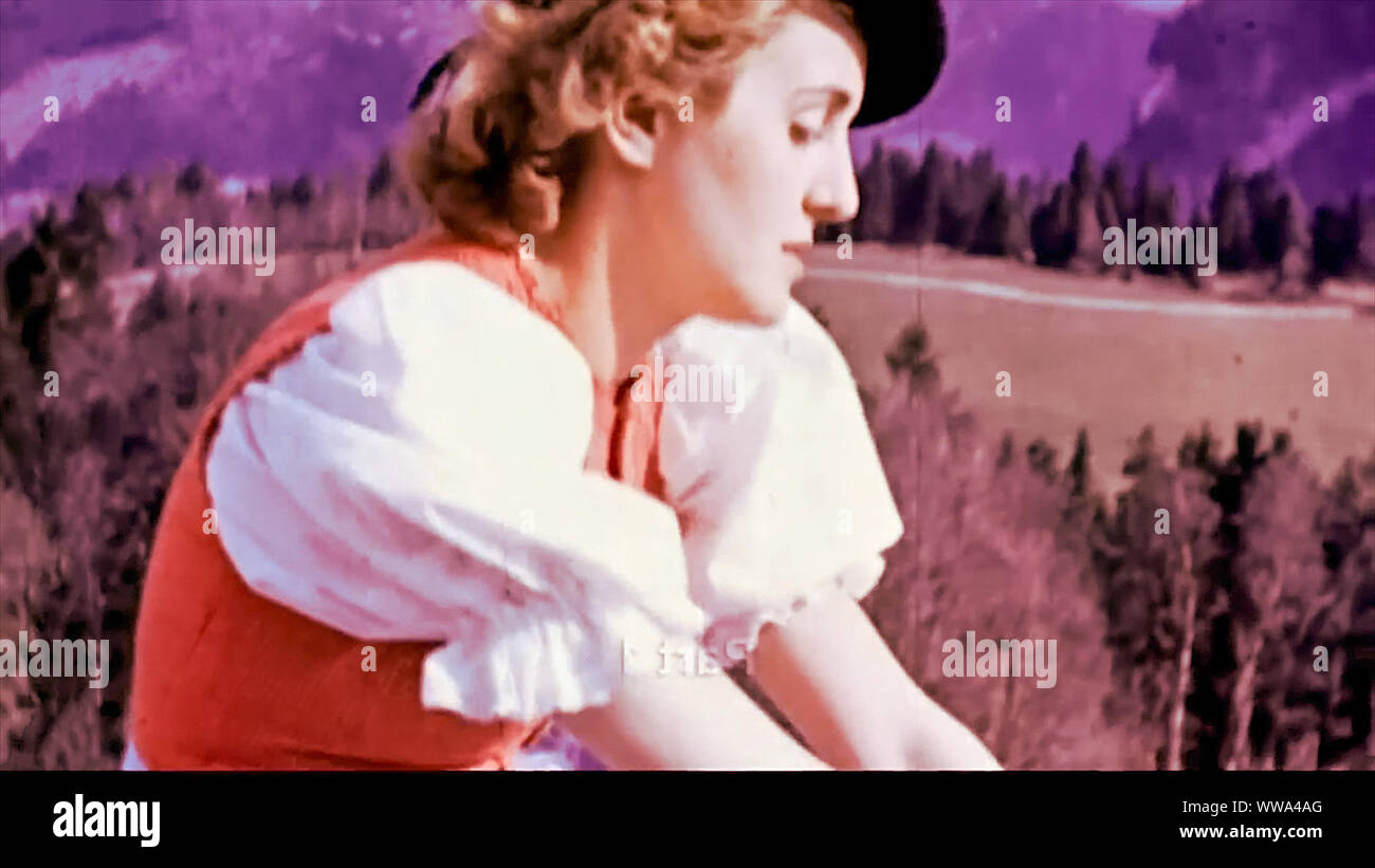 Eva Anna Paula Hitler - Braun, partenaire et épouse d'Adolf Hitler Banque D'Images