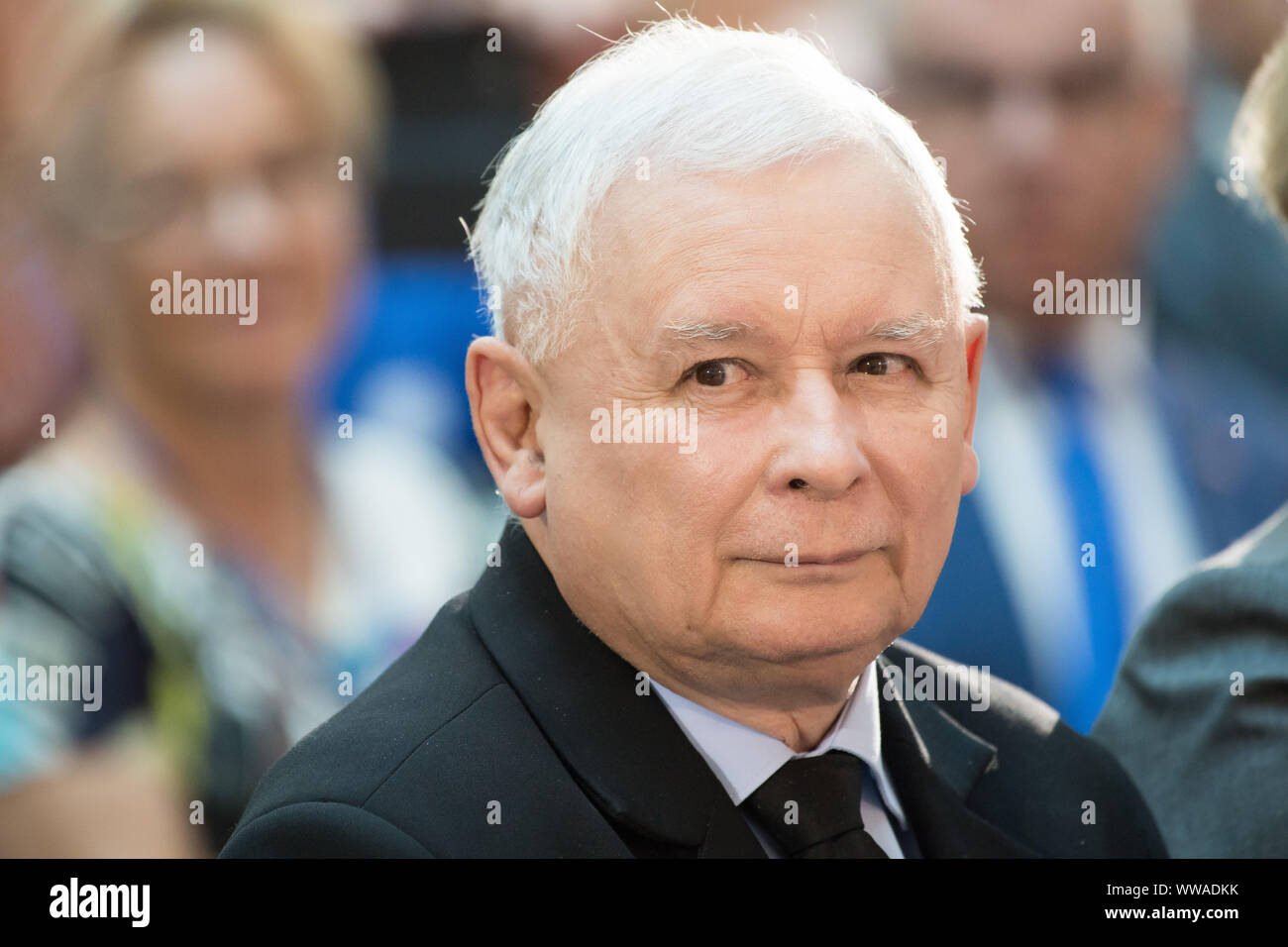 Jaroslaw Kaczynski, Président de Droit et Justice, à Gdansk, Pologne. 12 septembre 2019 © Wojciech Strozyk / Alamy Stock Photo Banque D'Images