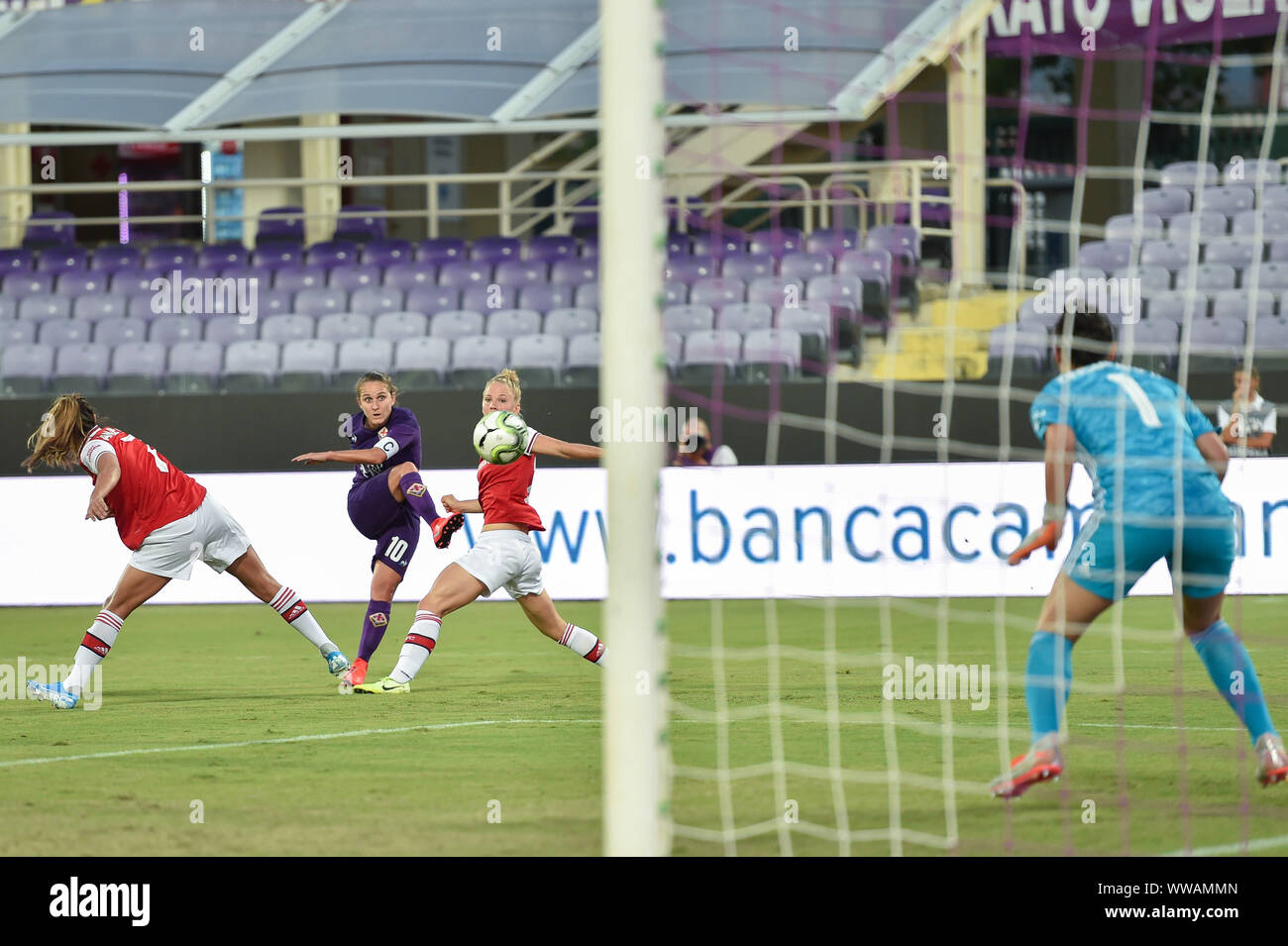 TATIANA BONETTI (Fiorentina) des femmes au cours de la Fiorentina féministe contre Arsenal , Firenze, Italie, 12 septembre 2019, les femmes de la Ligue des Champions de football soccer Banque D'Images