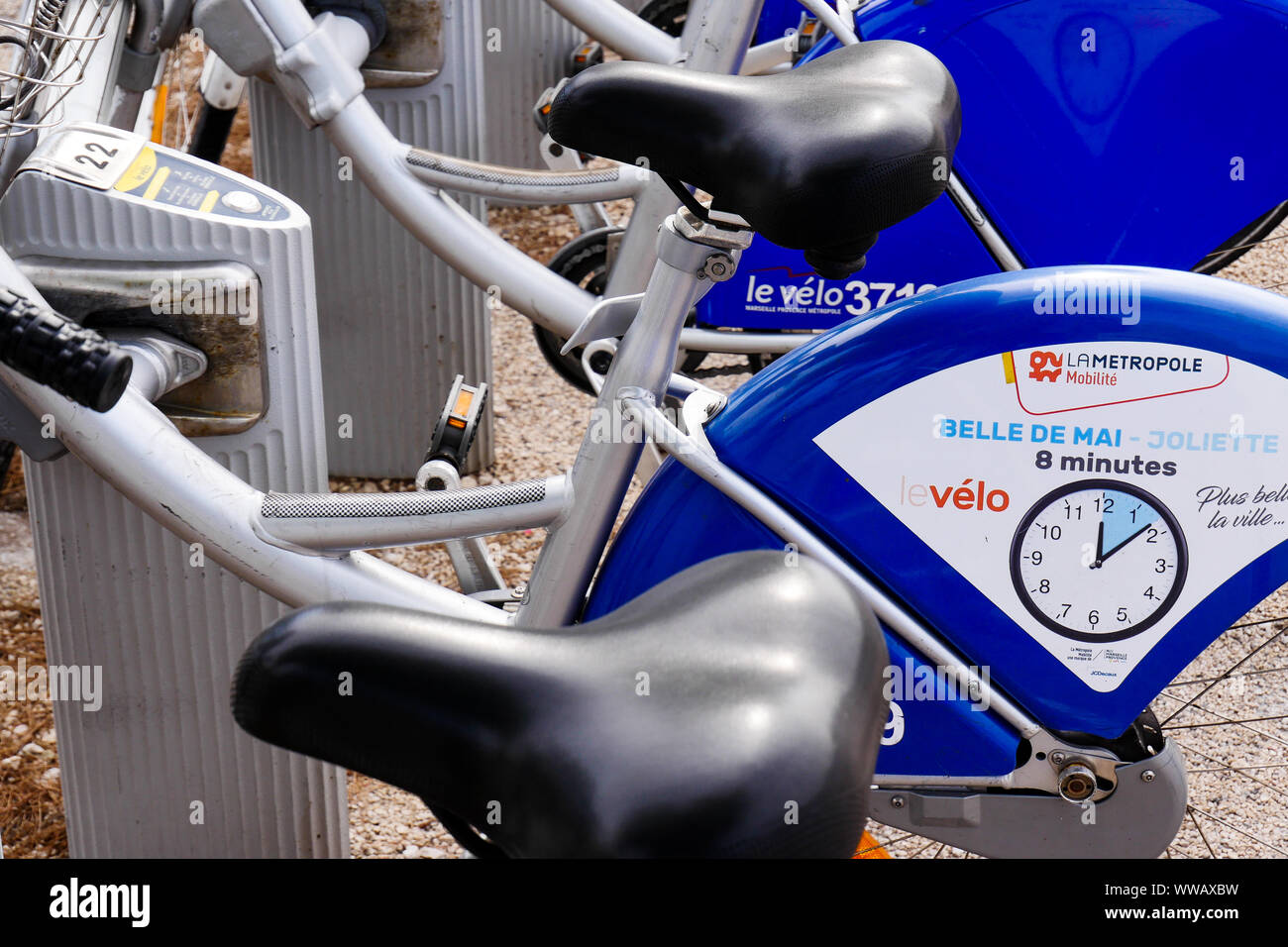 Le Vélo station de partage de vélos, Marseille, Bouches-du-Rhône, région  PACA, France Photo Stock - Alamy