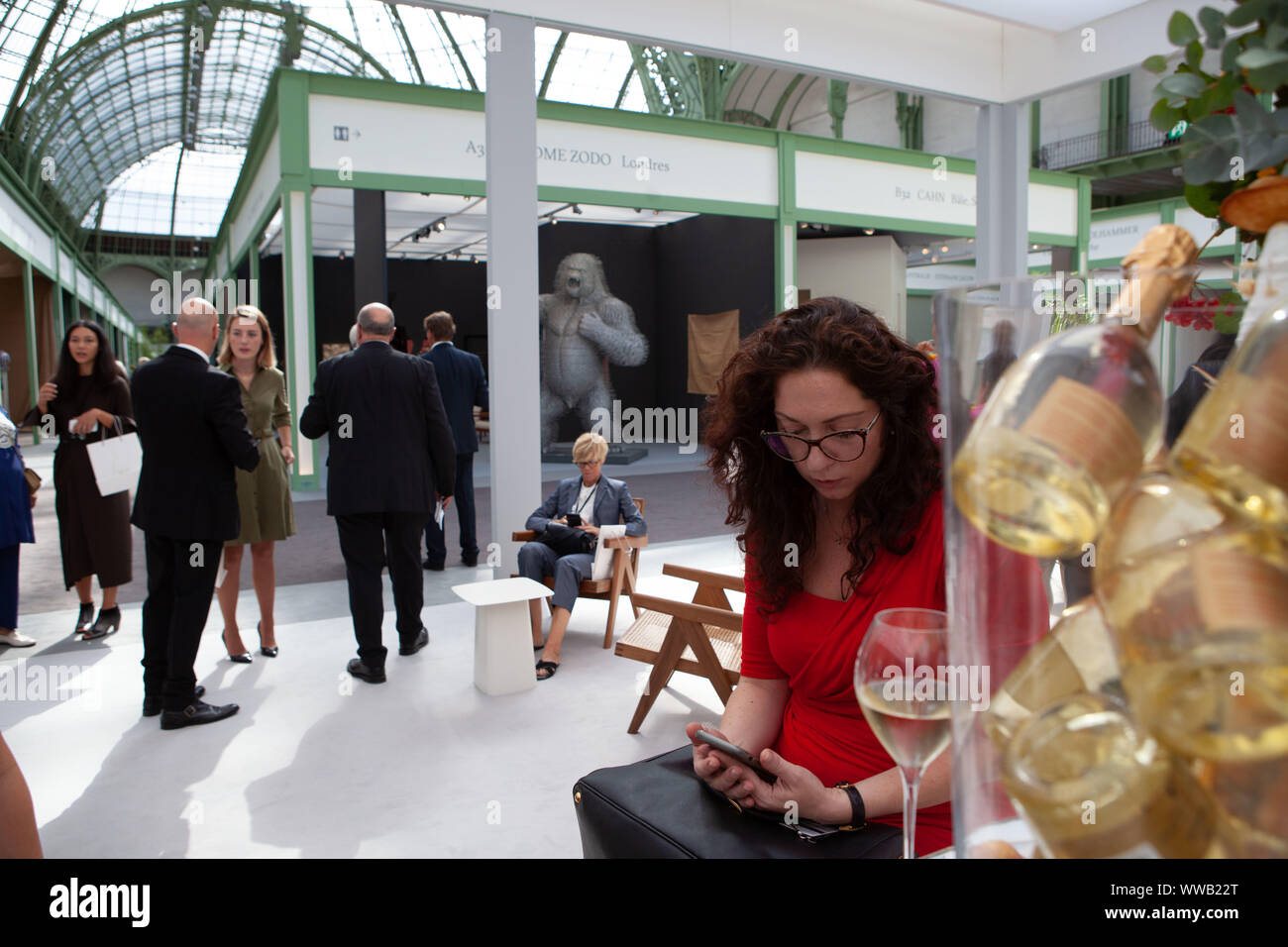 L'Art à Paris, La Biennale de Paris, l'Universelle Art Fair, Paris, France Banque D'Images