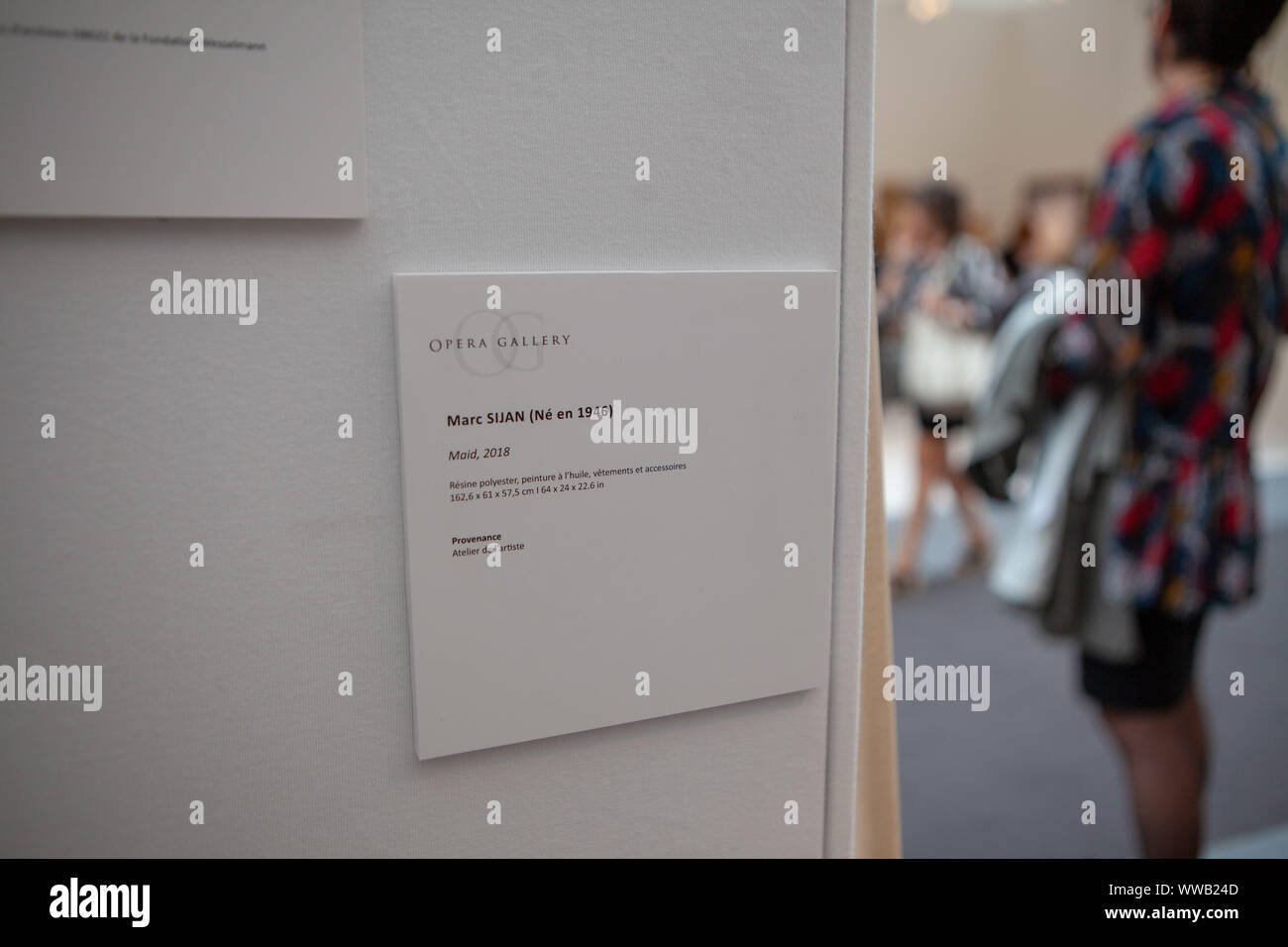 L'Art à Paris, La Biennale de Paris, l'Universelle Art Fair, Paris, France Banque D'Images