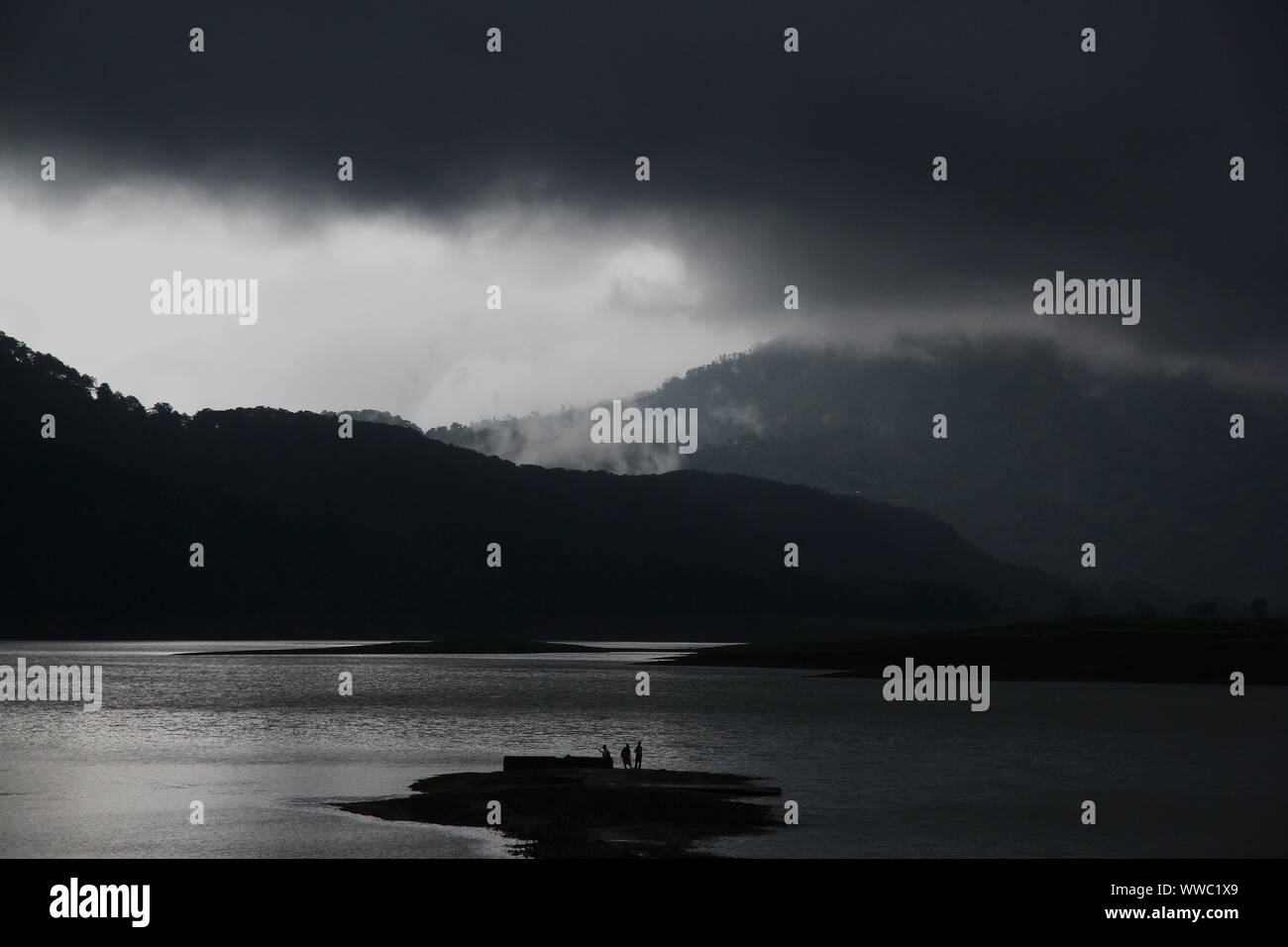 Umiam Lake près de Shillong Banque D'Images