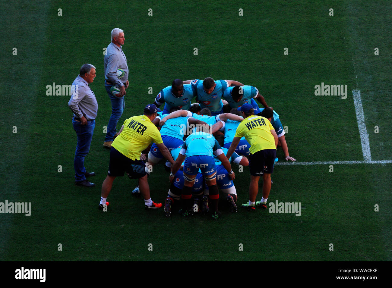 Les Stormers v Bulls | Super Rugby 2019 match à Newlands le 27 avril à Cape Town , Afrique du Sud. Banque D'Images