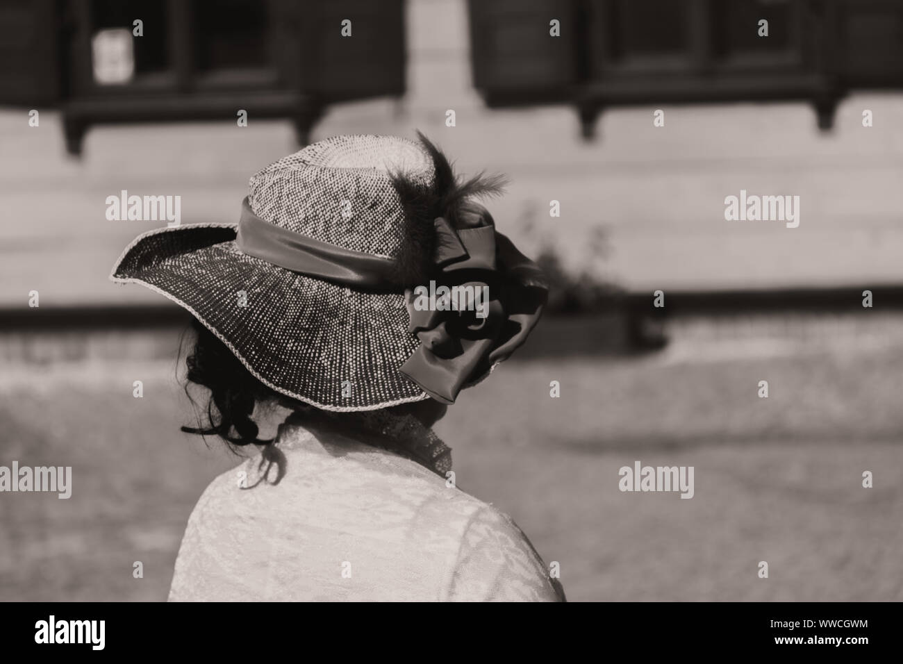 Une dame du 19ème siècle Banque D'Images