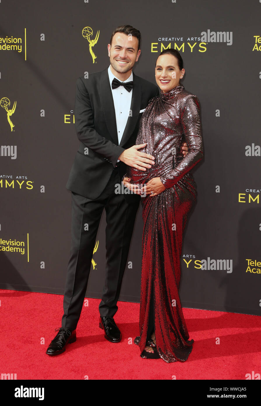 Los Angeles, USA. 14Th Sep 2019. 14 septembre 2019 - Los Angeles, Californie - Ben Winston, Meredith Winston. 2019 Creative Arts Emmy Awards s'est tenue au Théâtre de Microsoft. Credit : MediaPunch Inc/Alamy Live News Banque D'Images