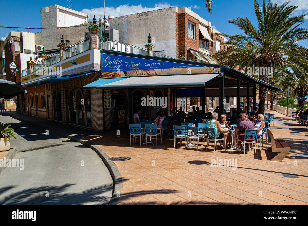 Manger à Pilar Banque D'Images