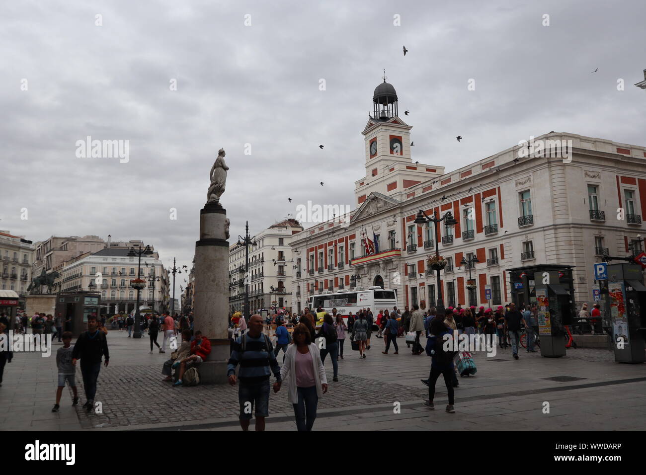 La Puerta del Sol, Madrid, Espagne Banque D'Images