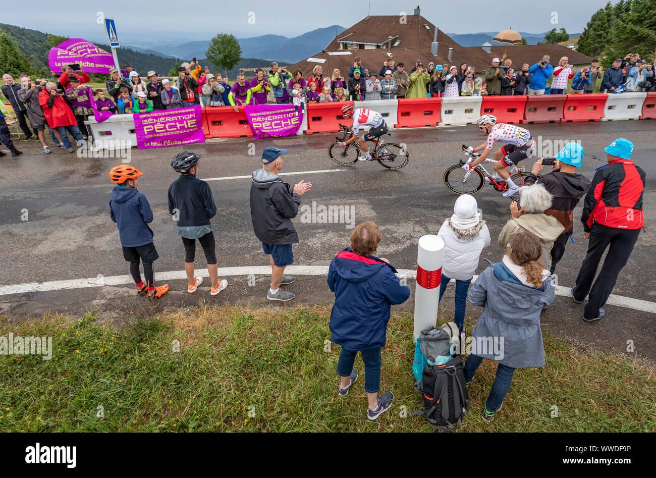 6 Étape du Tour de France 2019, la plage, France. Banque D'Images