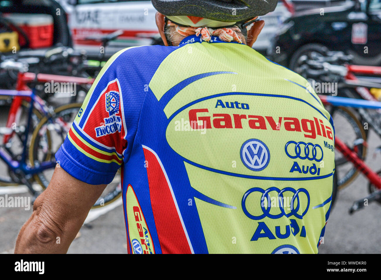 Legnano, Italie - 15 septembre 2019 : Coppa Bernocchi, 101édition de célèbre compétition cycliste italien. Banque D'Images