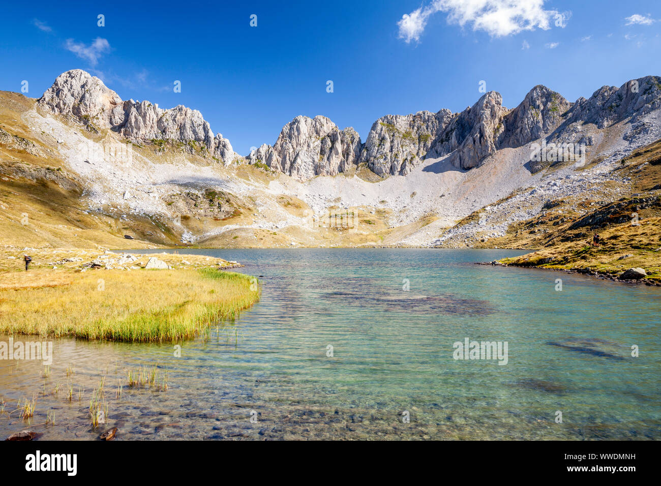 Ibon de Acherito Acherito - lac, Valle de hecho, Huesca, Espagne Banque D'Images