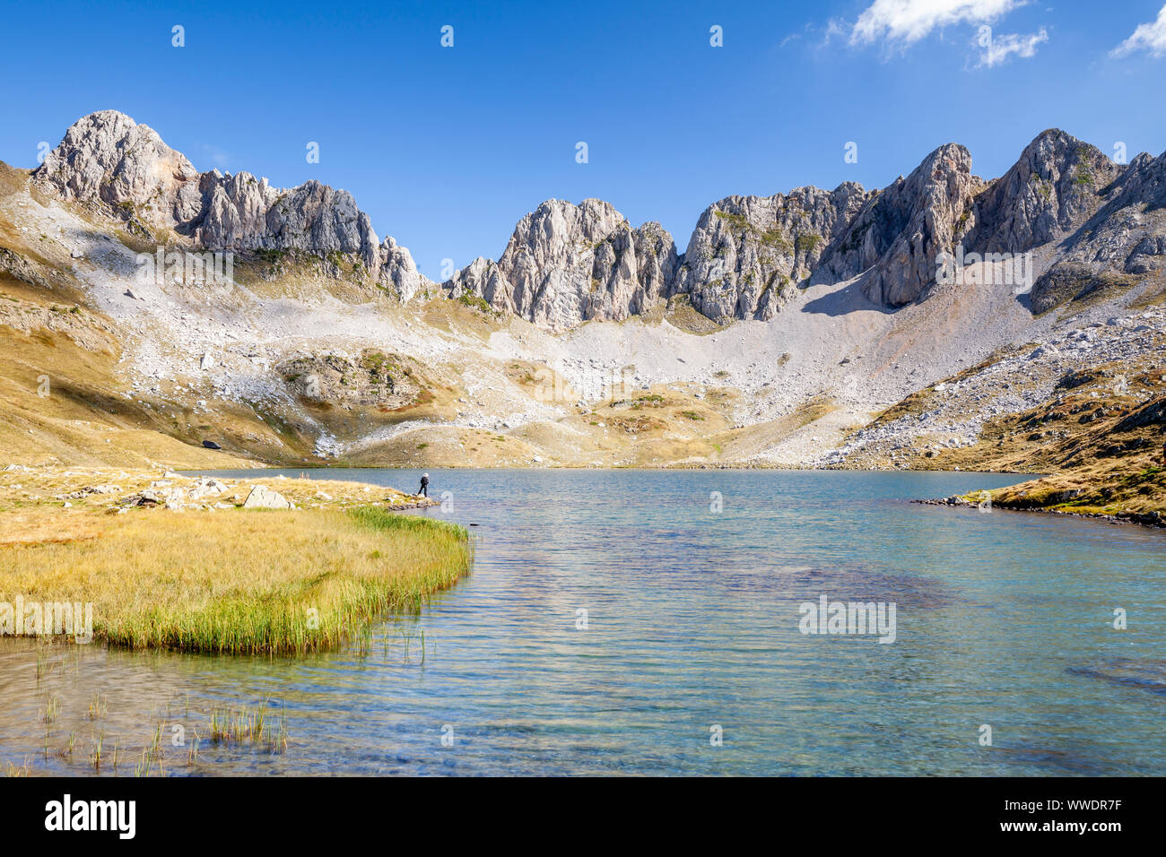 Ibon de Acherito Acherito - lac, Valle de hecho, Huesca, Espagne Banque D'Images