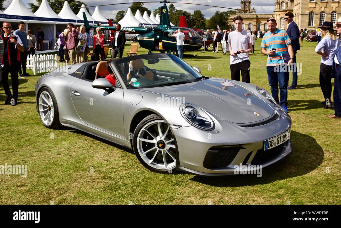 2019 Porsche 911 Speedster sur spectacle au Concours d'elégance à Blenheim Palace, le 8 septembre 2019 Banque D'Images