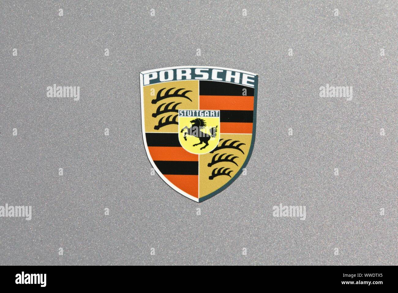 Logo de Porsche Banque D'Images