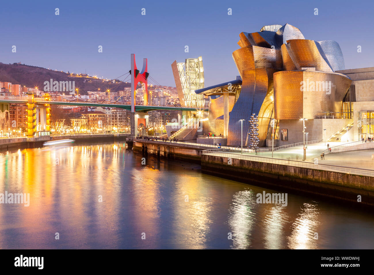 Guggenheim Museum, Bilbao, Espagne Banque D'Images