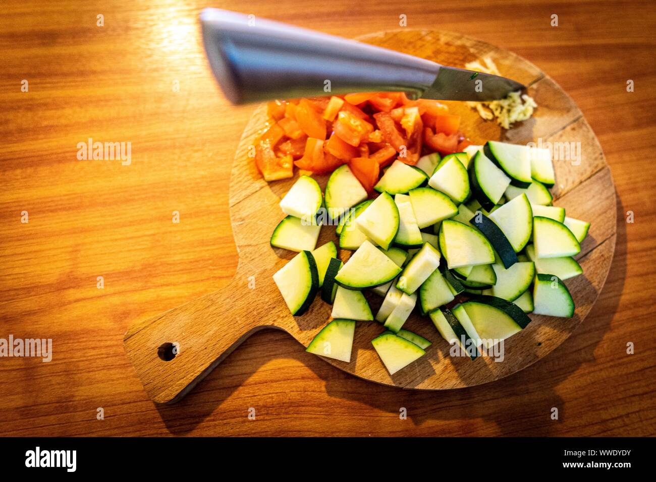 Les pâtes alimentaires faites maison Banque D'Images