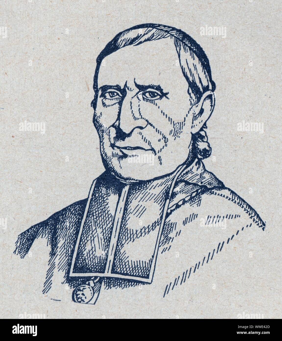 Mgr Charles-Frédéric Rousselet. Évêque de Séez. 1795-1881 Banque D'Images