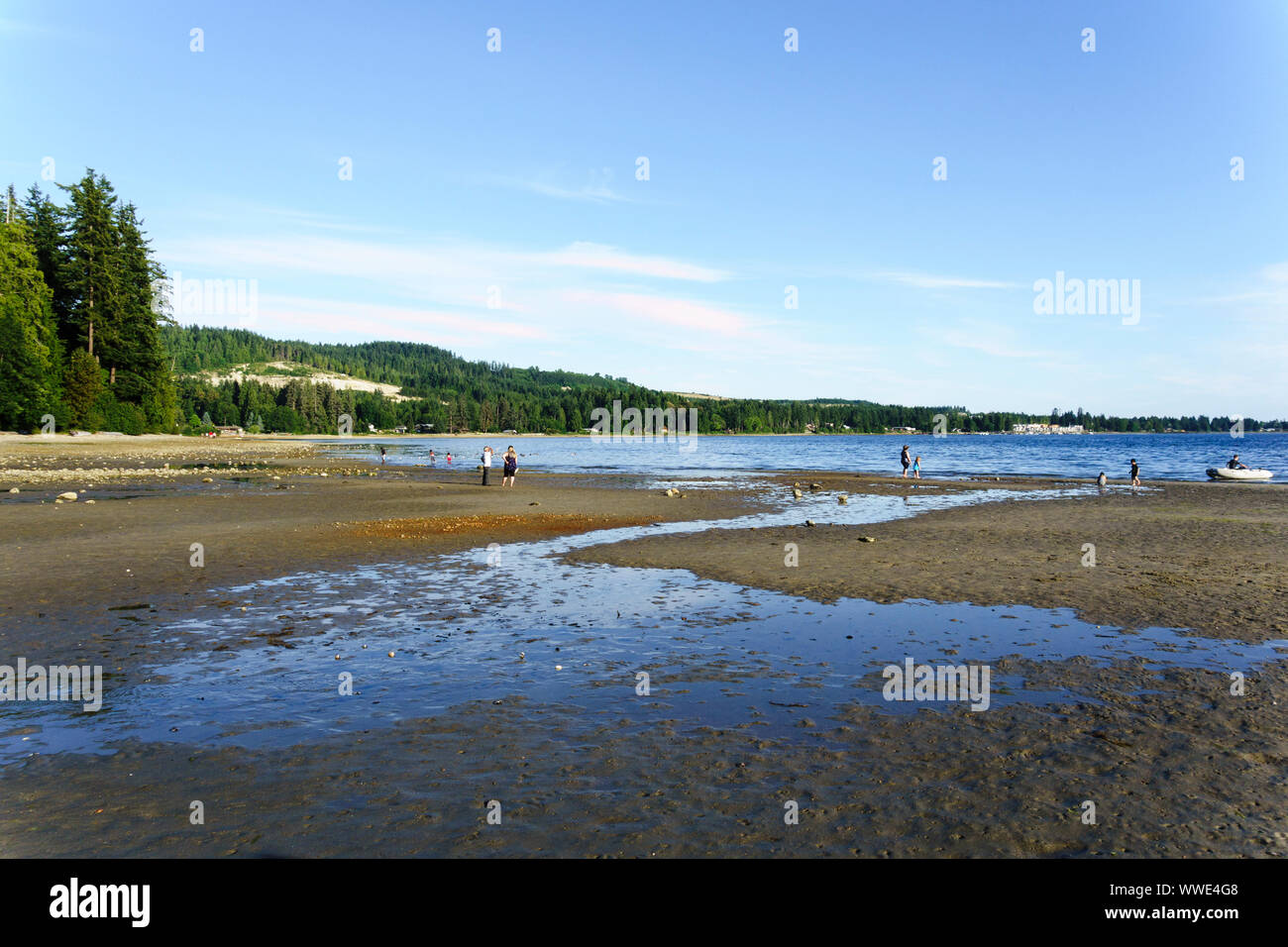 Le parc provincial Porpoise Bay, Sechelt, Sunshine Coast, British Columbia, Canada Banque D'Images