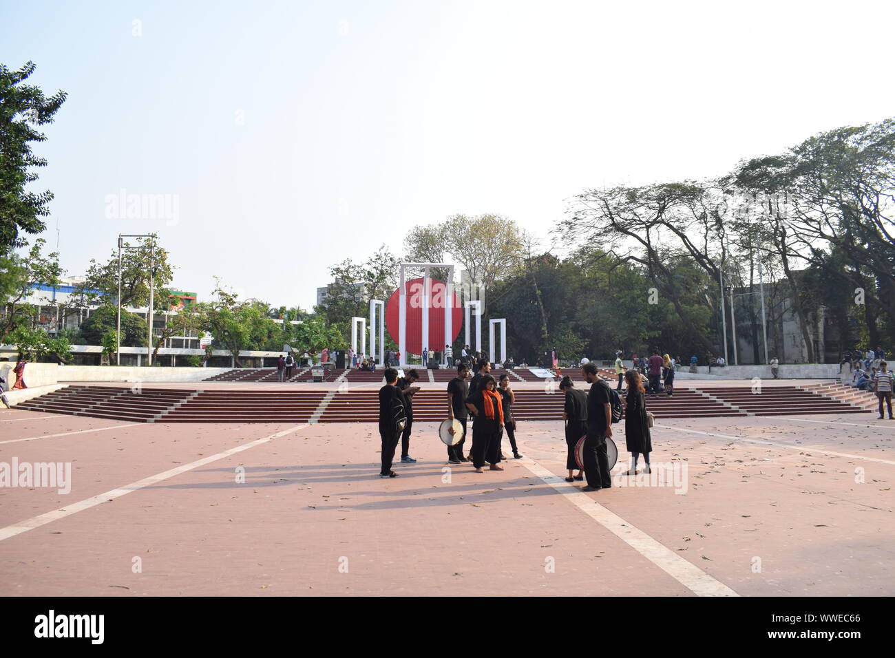 Sahid minar,Dhaka/Bangladesh - mars 23,2019 Shaheed Minar : l'est le monument national à Dhaka, Bangladesh Banque D'Images