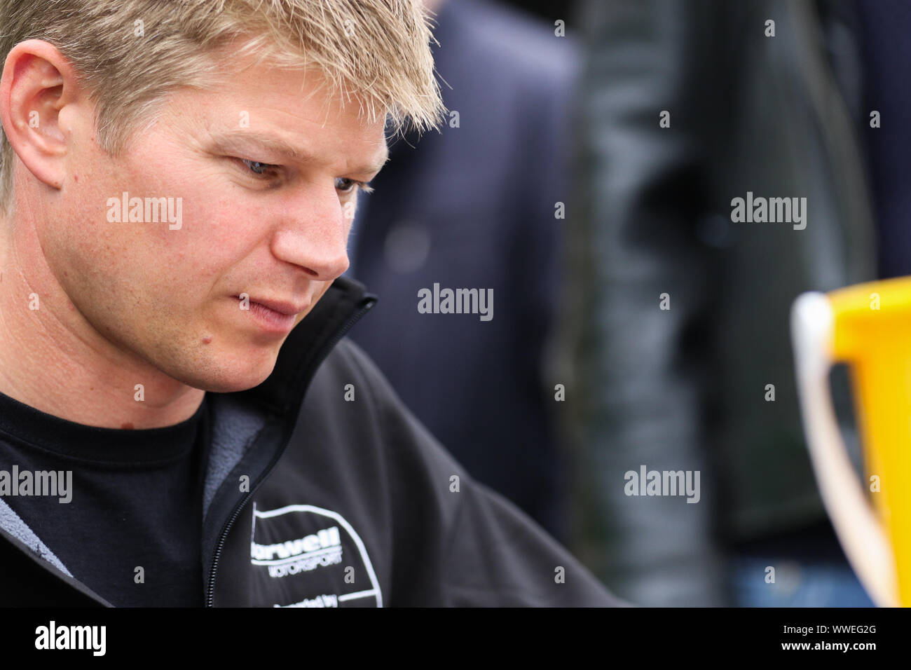 Derby, Royaume-Uni. 15 Sep, 2019. Barwell Motorsport Phil conducteur vif au cours de la British GT GP de Donington Park à Donington Park, Derby, Angleterre le 15 septembre 2019. Photo par Jurek Biegus. Usage éditorial uniquement, licence requise pour un usage commercial. Aucune utilisation de pari, de jeux ou d'un seul club/ligue/dvd publications. Credit : UK Sports Photos Ltd/Alamy Live News Banque D'Images