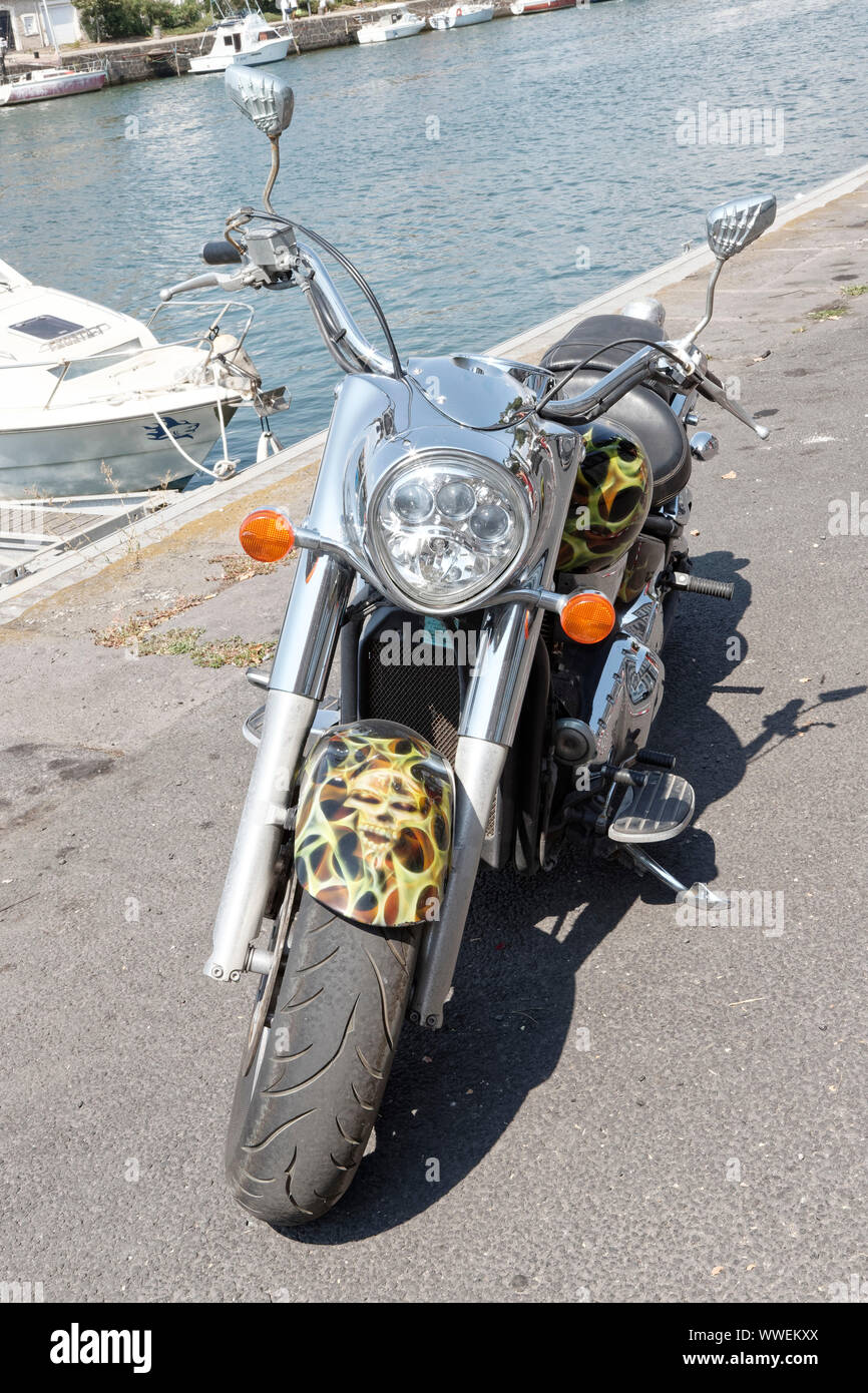 Agde, France.28 Août, 2019. La 31ème Brescoudos Bike Week - Agde. Credit : Veronique Phitoussi/Alamy Stock Photo Banque D'Images