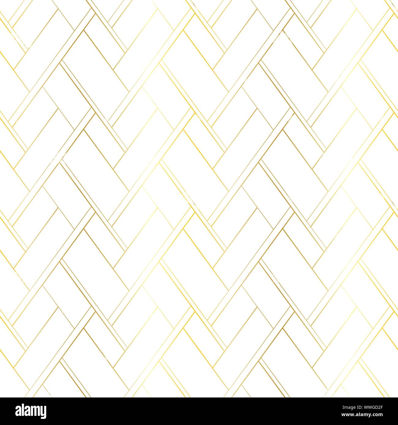 Les lignes d'or sur un fond blanc. Vector abstract pattern transparente de luxe. Toile de style premium package Illustration de Vecteur