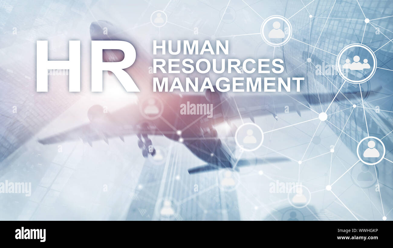 La gestion des ressources humaines. L'esprit d'équipe et le recrutement concept. Banque D'Images