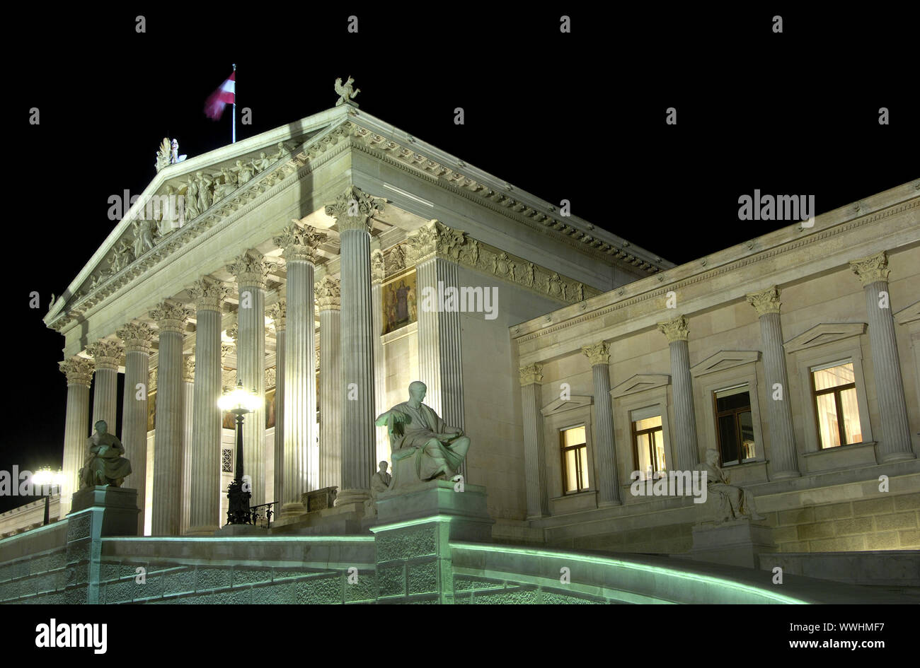 Bâtiment du Parlement européen, Vienne, Autriche Banque D'Images