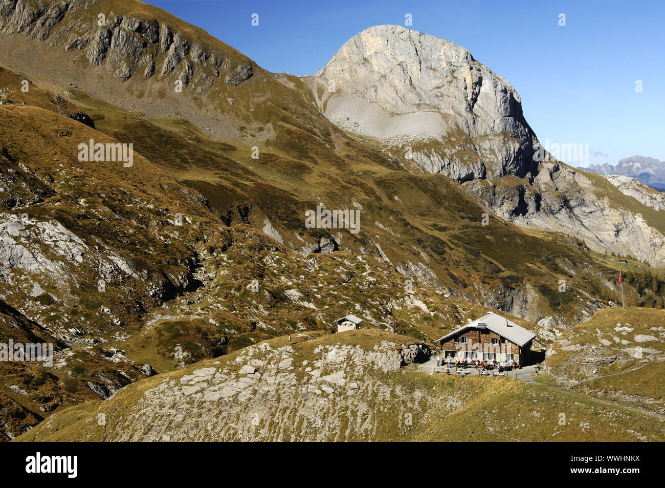 Cabane gelten, Suisse Banque D'Images