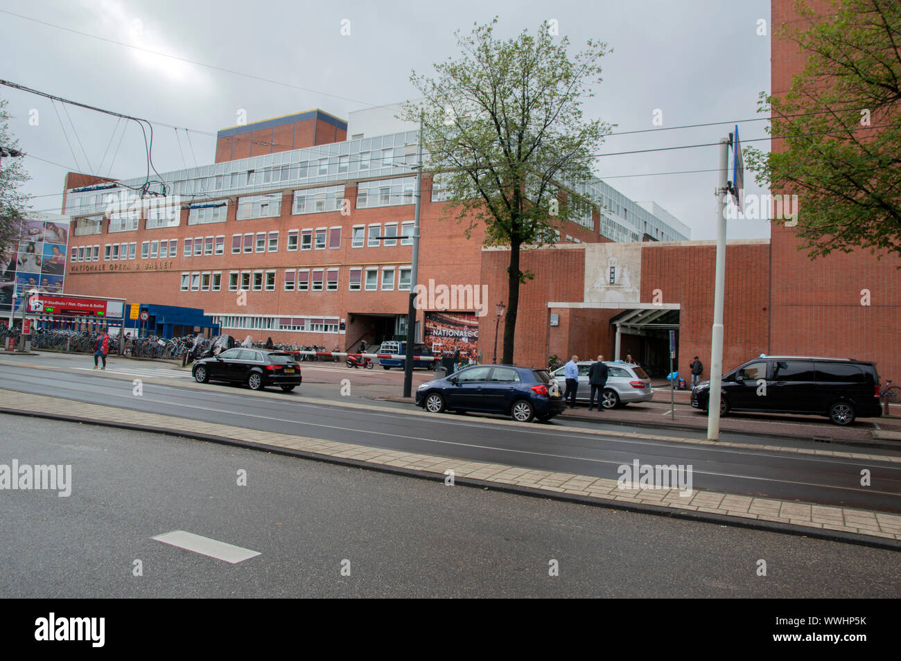 Bâtiment Stopera Amsterdam aux Pays-Bas 2019 à Banque D'Images