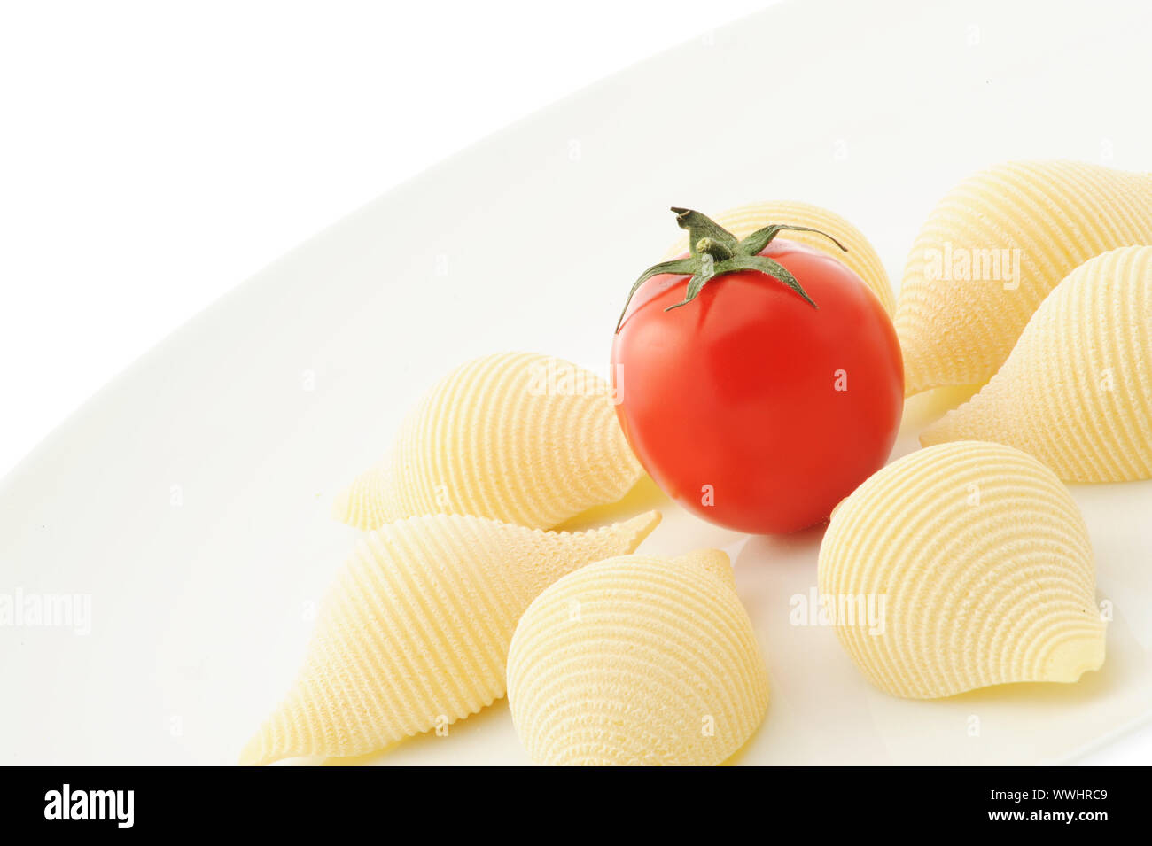 Les pâtes italiennes à la tomate, d'autres photo sur mon portefeuille Banque D'Images