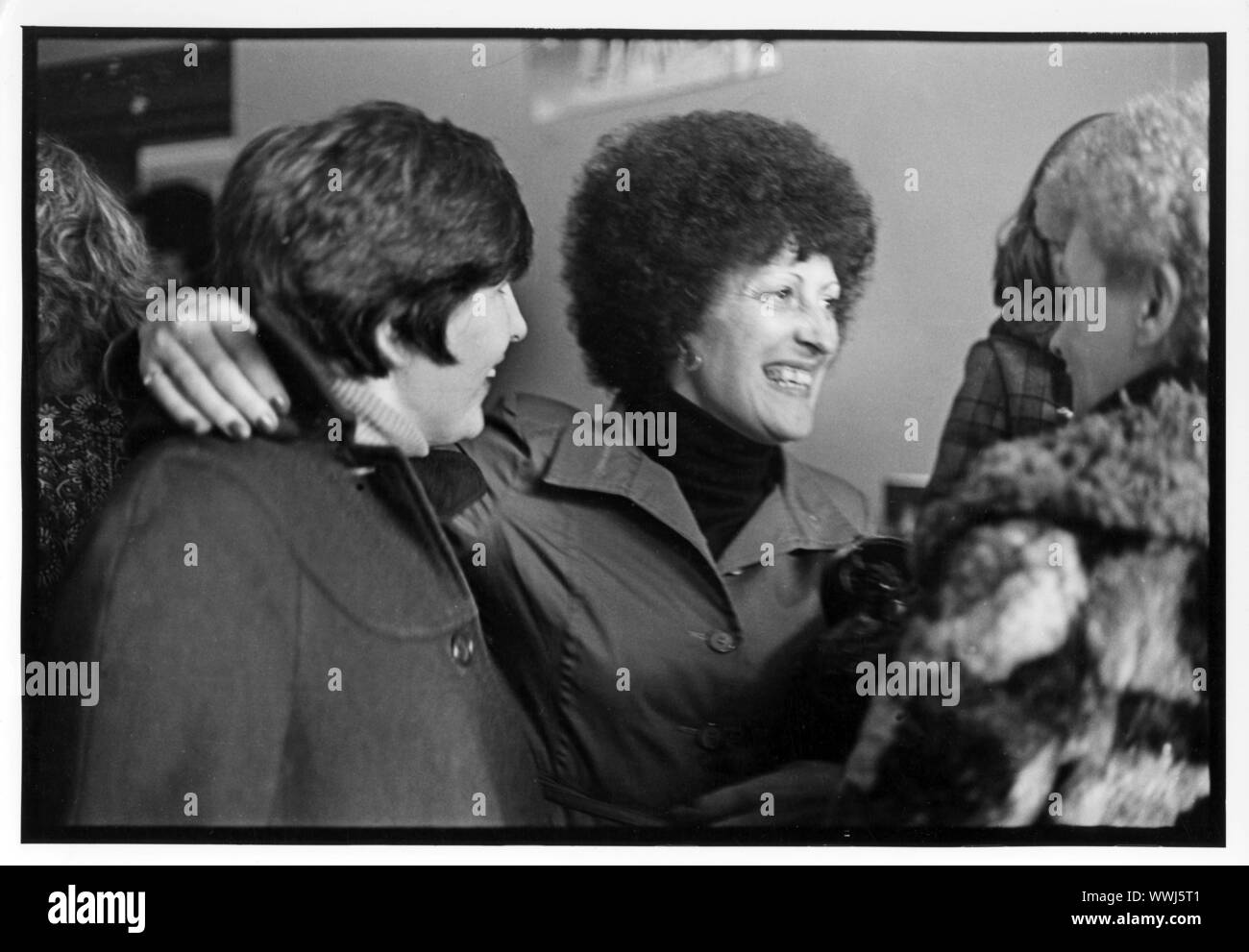 Les femmes ensemble des années 1970 Banque D'Images