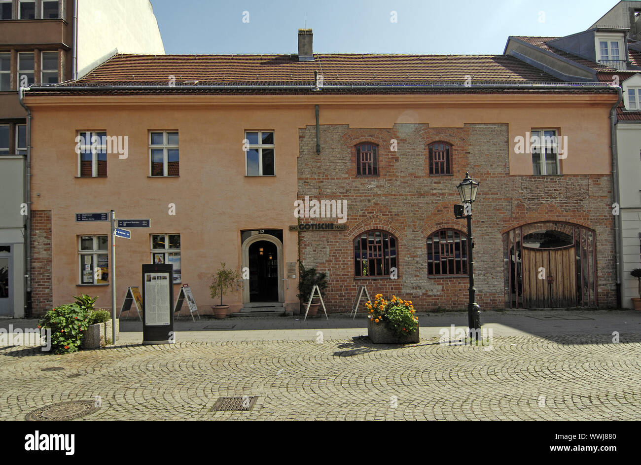 Maison gothique à Berlin Spandau Banque D'Images