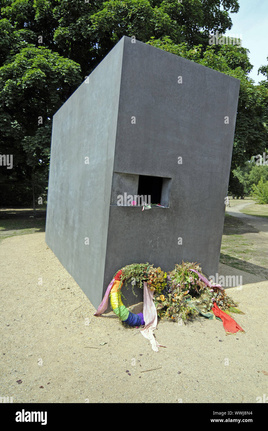 Mémorial pour les homosexuels assassinés de la période nazie, Berlin Banque D'Images