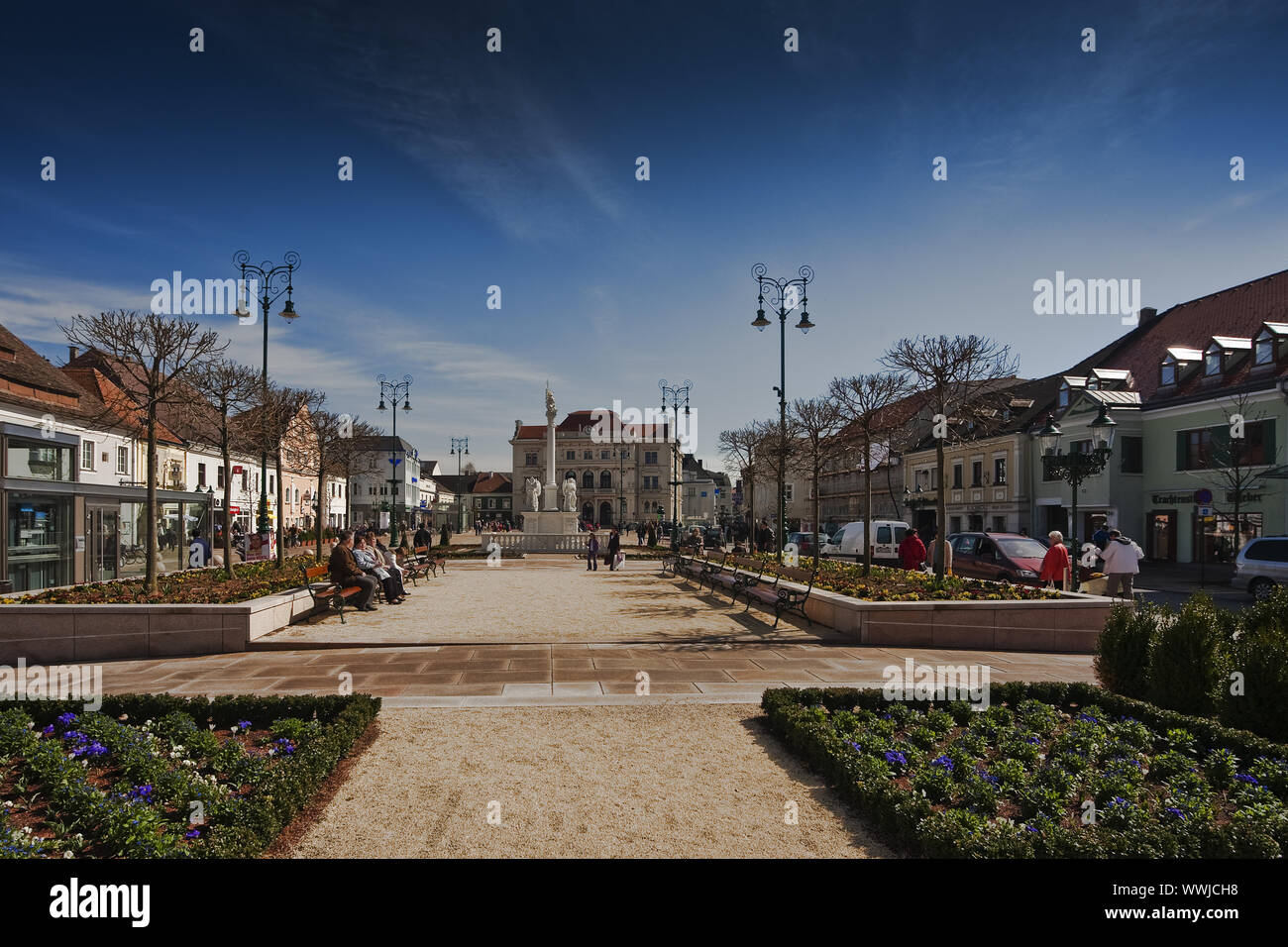 Square à Tulln, Basse Autriche, Autriche, Europe Banque D'Images