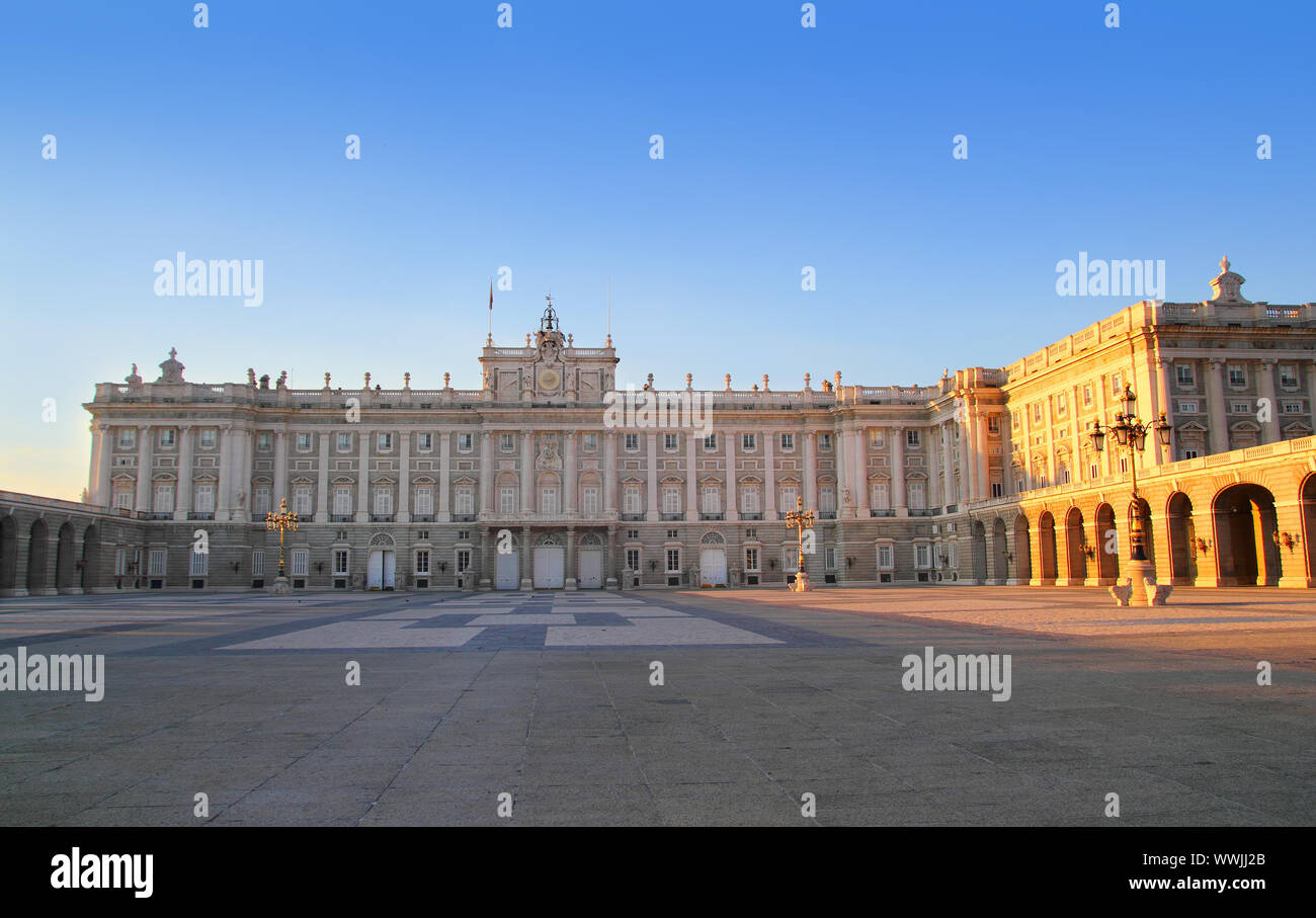 Madrid Palacio de Oriente architecture monument Espagne Banque D'Images