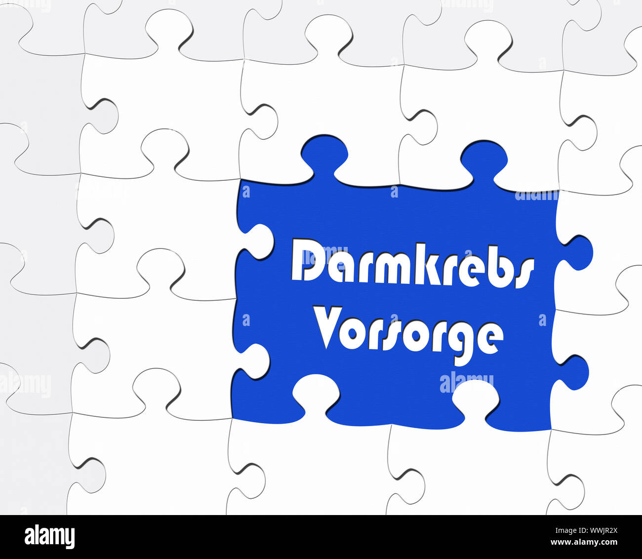 Le dépistage du cancer de l'intestin Banque D'Images