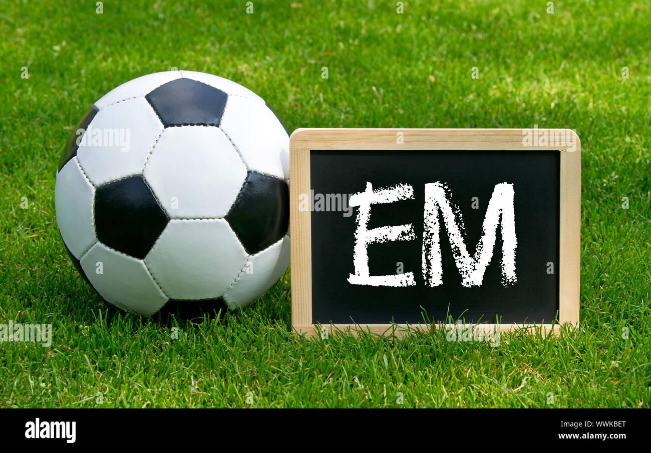 EM Football Banque D'Images