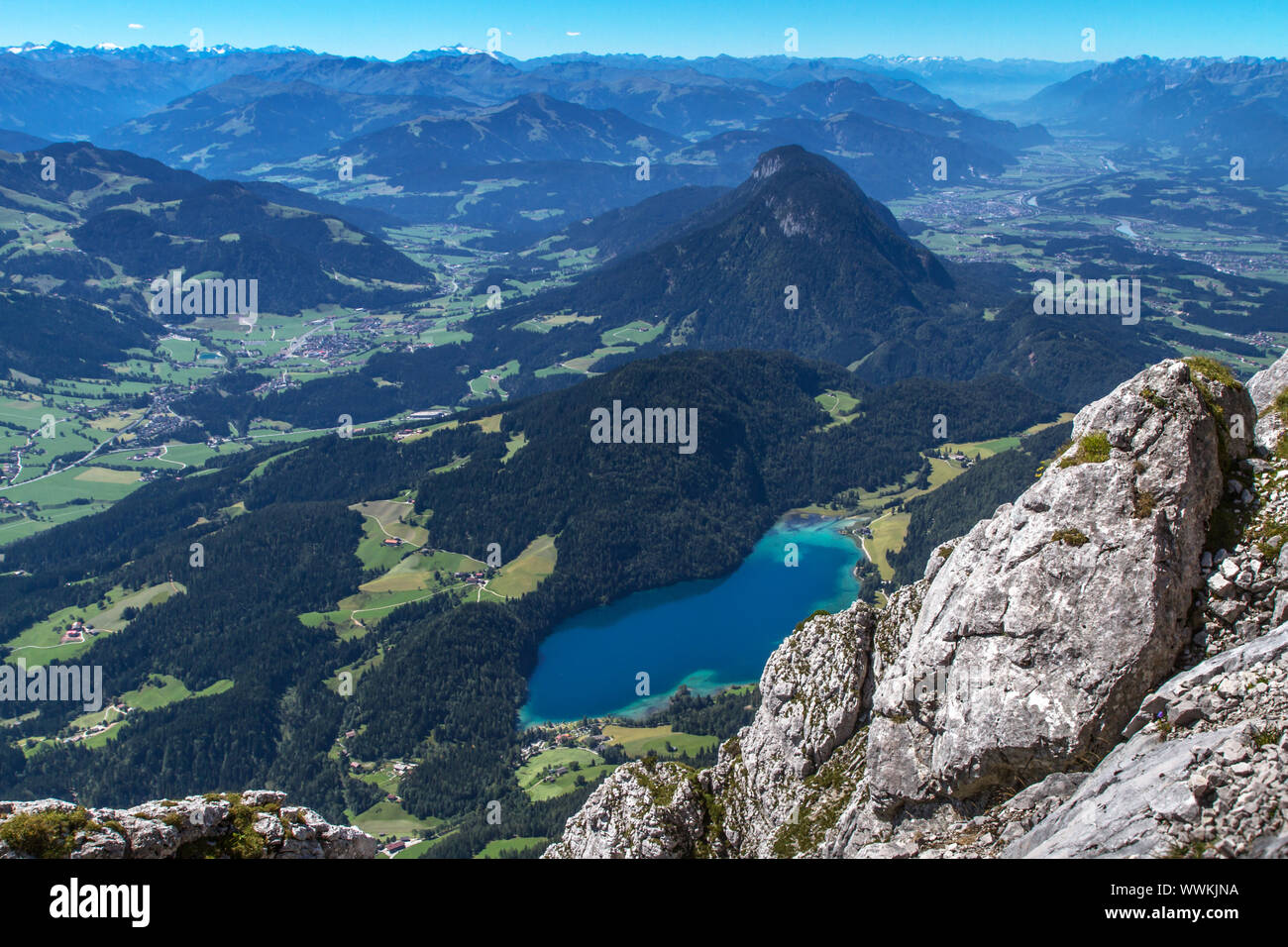 Le Voir au Hintersteiner Wilder Kaiser, Tyrol, Autriche Banque D'Images