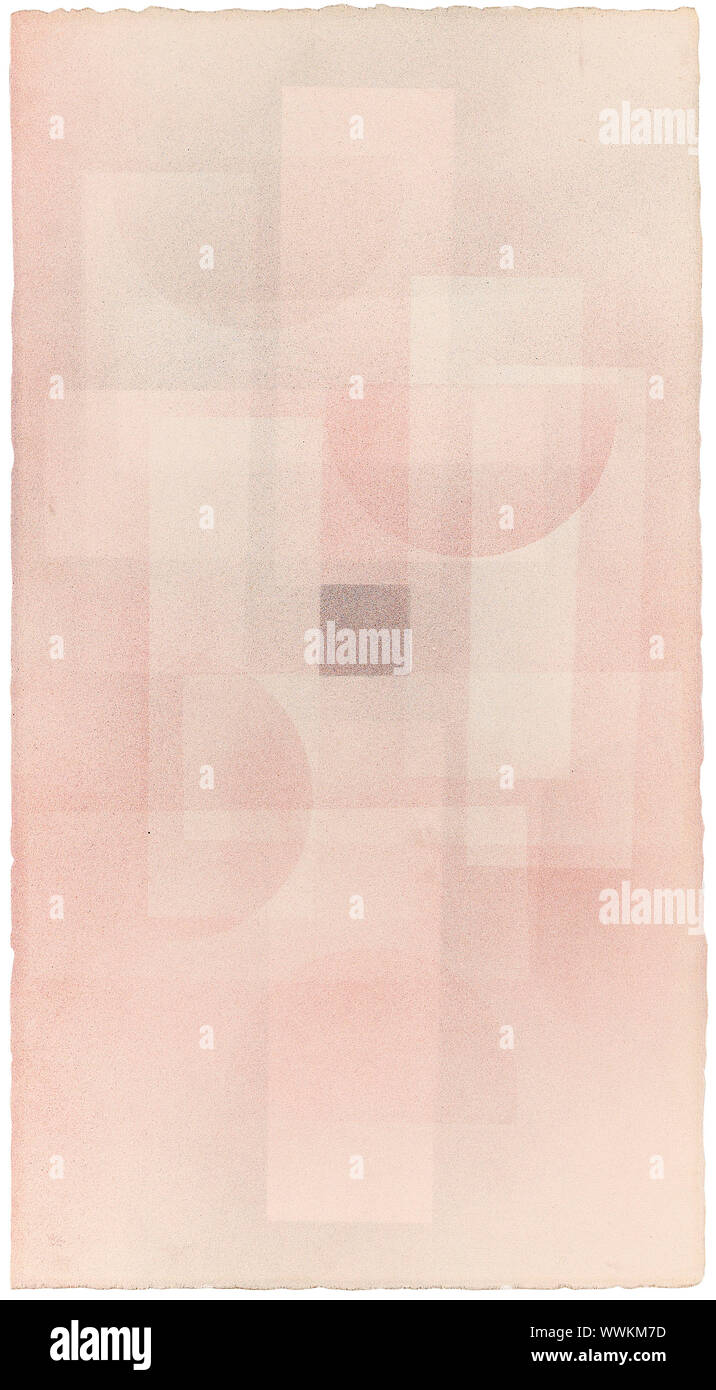 Quadrat im Nebel (carré dans le brouillard), 1932. Collection privée. Banque D'Images
