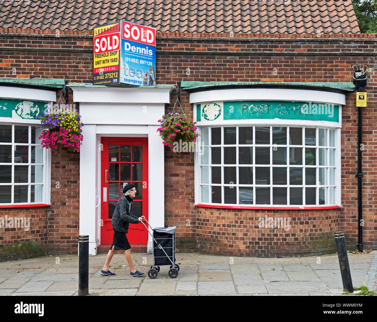 Bureau de poste, fermé et vendu, à Hedon, East Yorkshire, England UK Banque D'Images