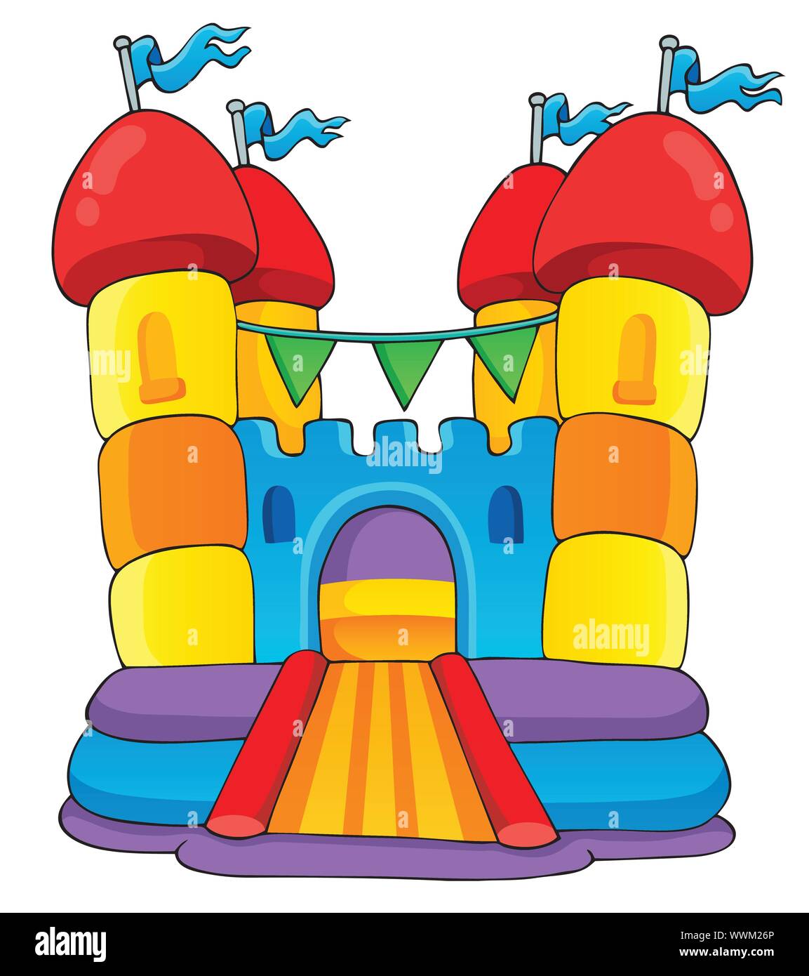 Jouer et thème amusant de droit 2 Illustration de Vecteur