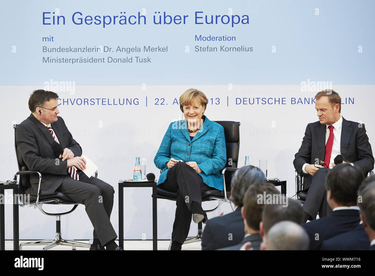 Angela Merkel - le chancelier et son monde Banque D'Images