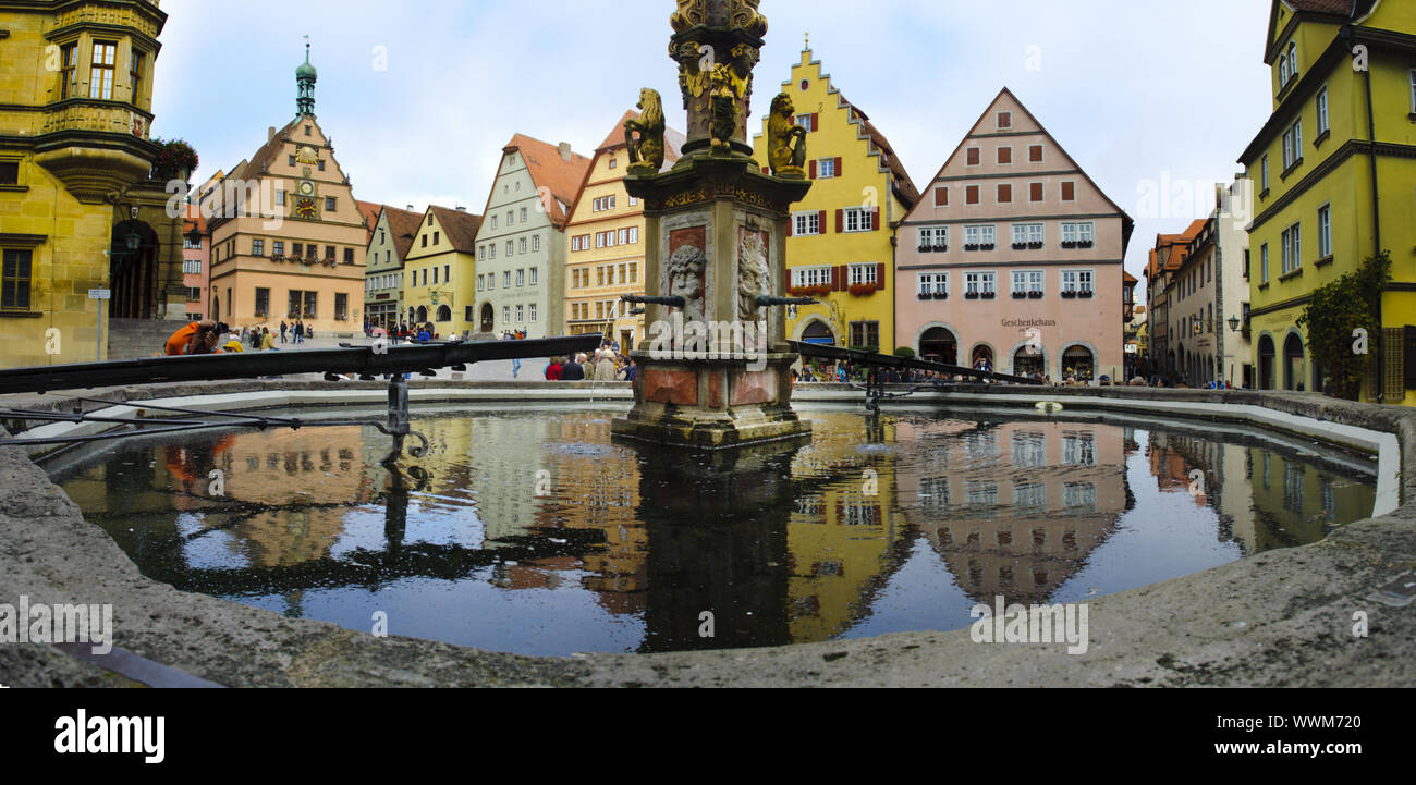 Ville de Rothenburg Banque D'Images